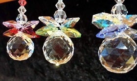 サンキャッチャー スワロフスキー おつり様✩.*˚ご確認ページ 子供達に虹色の光を！スワロフスキーで作ったサンキャッチャーで日本中