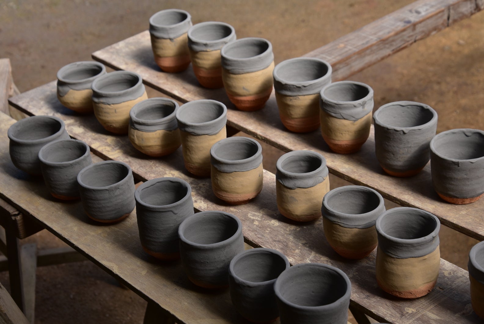 唐津焼】斑唐津は「土」「釉」「炎」自然の恵みで造られている器です