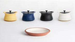 【萬古焼】ベストポット20ｃｍに専用の鍋敷きをセットでお届け