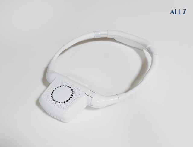 扇風機を服の中に？夏を勝ち抜く強力な携帯扇風機！「オール7