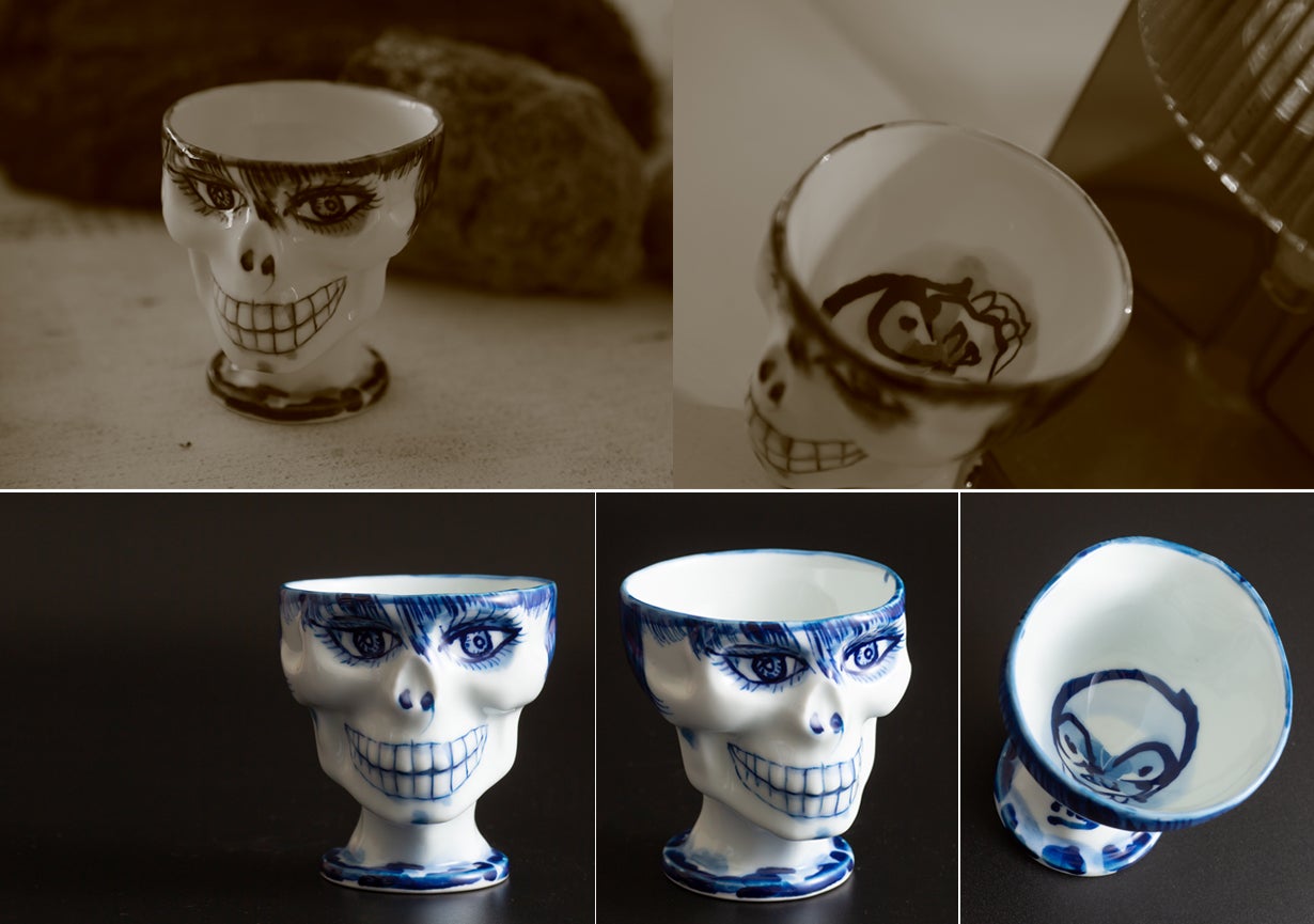 今にも動き出す魔除けアート ~人類の敵を追い払いたい~ 有田焼オブジェ