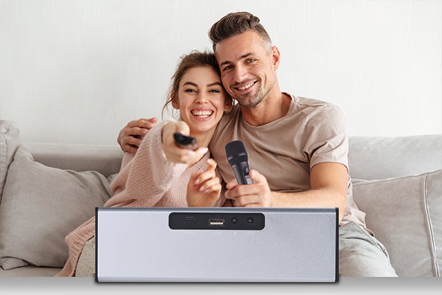 本格カラオケをお家でも！いつでもどこでも楽しめるスピーカー