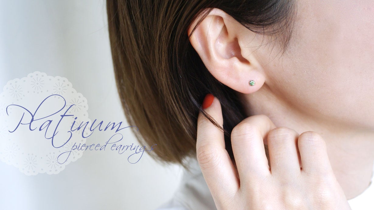 A.UNjewerly セカンドピアス 第5弾！プラチナで軸太1mm かわいくピアス 
