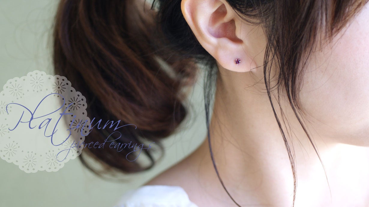 A.UNjewerly セカンドピアス 第5弾！プラチナで軸太1mm かわいくピアス 