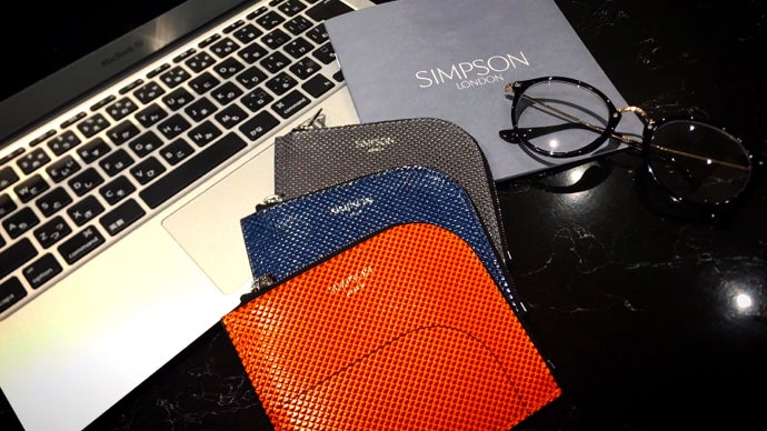 【英国製】シンプソンロンドン ブライドルレザー ミニ財布ボルドー赤茶系 #401 未使用英国製◇元タナークロールシンプソンロンドン