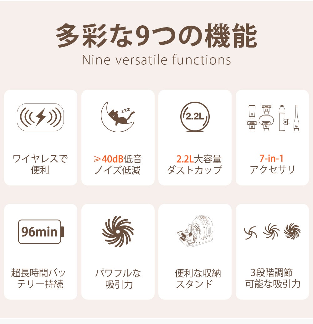 静音×コードレス×多機能！ペットケアを変える革命的なペット用バリカン